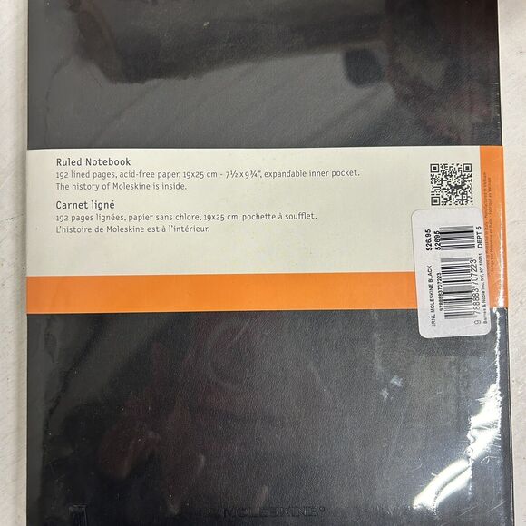Moleskine Classic Soft Cover Ruled Notebook Journal NEW NWT - Picture 3 of 5